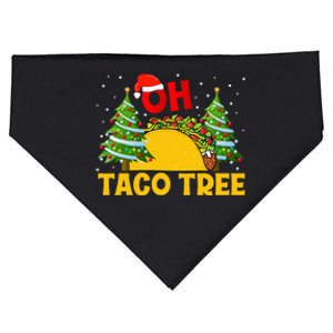 Oh Taco Tree Christmas Cute Xmas Mexican Food Tacos Lover  USA-Made Doggie Bandana