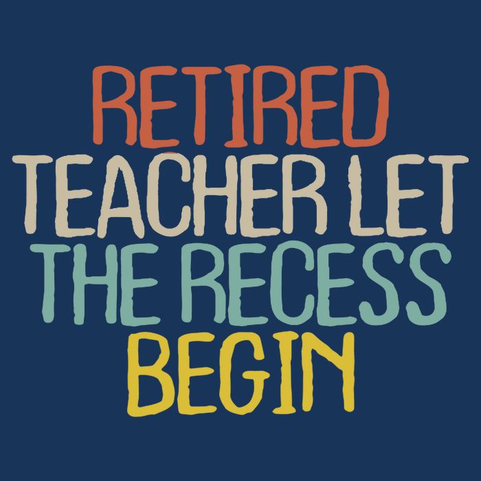 Old Text Vintage Retired Teacher Button