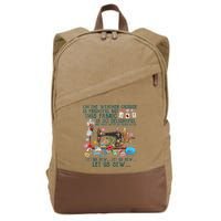 Oh The Weather Outside Is Frightful But This Fabric Sewing Cotton Canvas Backpack