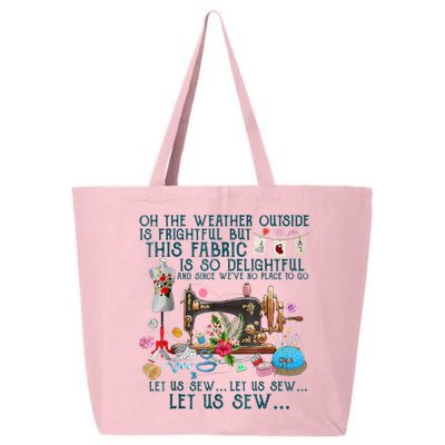 Oh The Weather Outside Is Frightful But This Fabric Sewing 25L Jumbo Tote