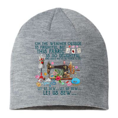 Oh The Weather Outside Is Frightful But This Fabric Sewing Sustainable Beanie