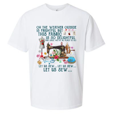 Oh The Weather Outside Is Frightful But This Fabric Sewing Sueded Cloud Jersey T-Shirt
