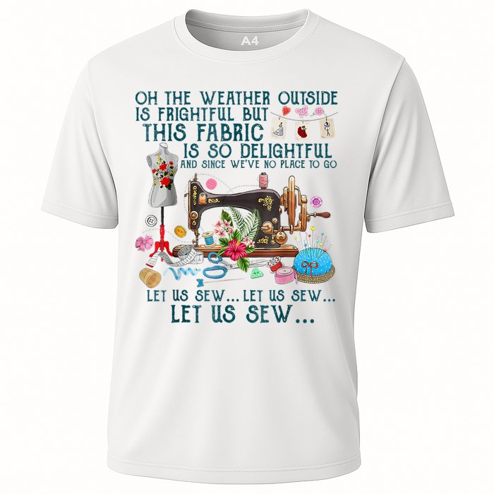 Oh The Weather Outside Is Frightful But This Fabric Sewing Cooling Performance Crew T-Shirt