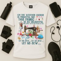 Oh The Weather Outside Is Frightful But This Fabric Sewing Cooling Performance Crew T-Shirt