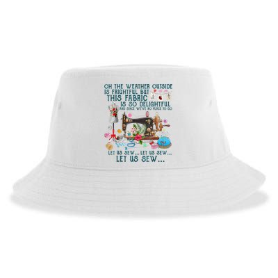 Oh The Weather Outside Is Frightful But This Fabric Sewing Sustainable Bucket Hat