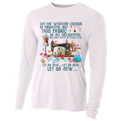 Oh The Weather Outside Is Frightful But This Fabric Sewing Cooling Performance Long Sleeve Crew