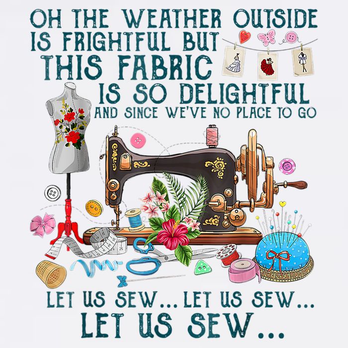 Oh The Weather Outside Is Frightful But This Fabric Sewing Short Acrylic Beanie