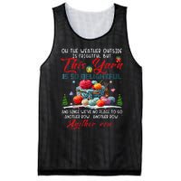 Oh The Weather Outside Is Frightful But This Yarn Mesh Reversible Basketball Jersey Tank