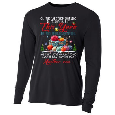 Oh The Weather Outside Is Frightful But This Yarn Cooling Performance Long Sleeve Crew