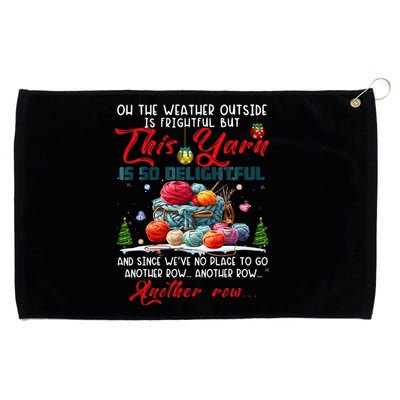 Oh The Weather Outside Is Frightful But This Yarn Grommeted Golf Towel