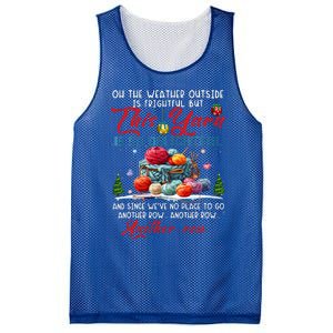 Oh The Weather Outside Is Frightful But This Yarn Mesh Reversible Basketball Jersey Tank