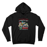 Oh The Weather Outside The Books Are So Delightful Christmas Lights Hoodie