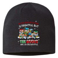 Oh The Weather Outside The Books Are So Delightful Christmas Lights Sustainable Beanie