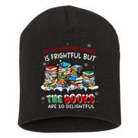 Oh The Weather Outside The Books Are So Delightful Christmas Lights Short Acrylic Beanie