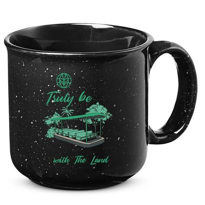 Only Then Will We Truly Be Living With The Land Funny Design 15oz Campfire Ceramic Mug