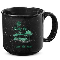 Only Then Will We Truly Be Living With The Land Funny Design 15oz Campfire Ceramic Mug