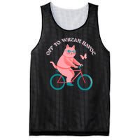 Off To Wreak Havoc Funny Cat Mesh Reversible Basketball Jersey Tank