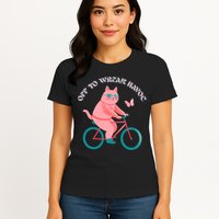 Off To Wreak Havoc Funny Cat Womens T-Shirt