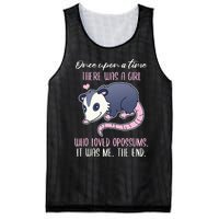 Once There Was A Girl Who Loved Opossums Mesh Reversible Basketball Jersey Tank