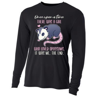 Once There Was A Girl Who Loved Opossums Cooling Performance Long Sleeve Crew