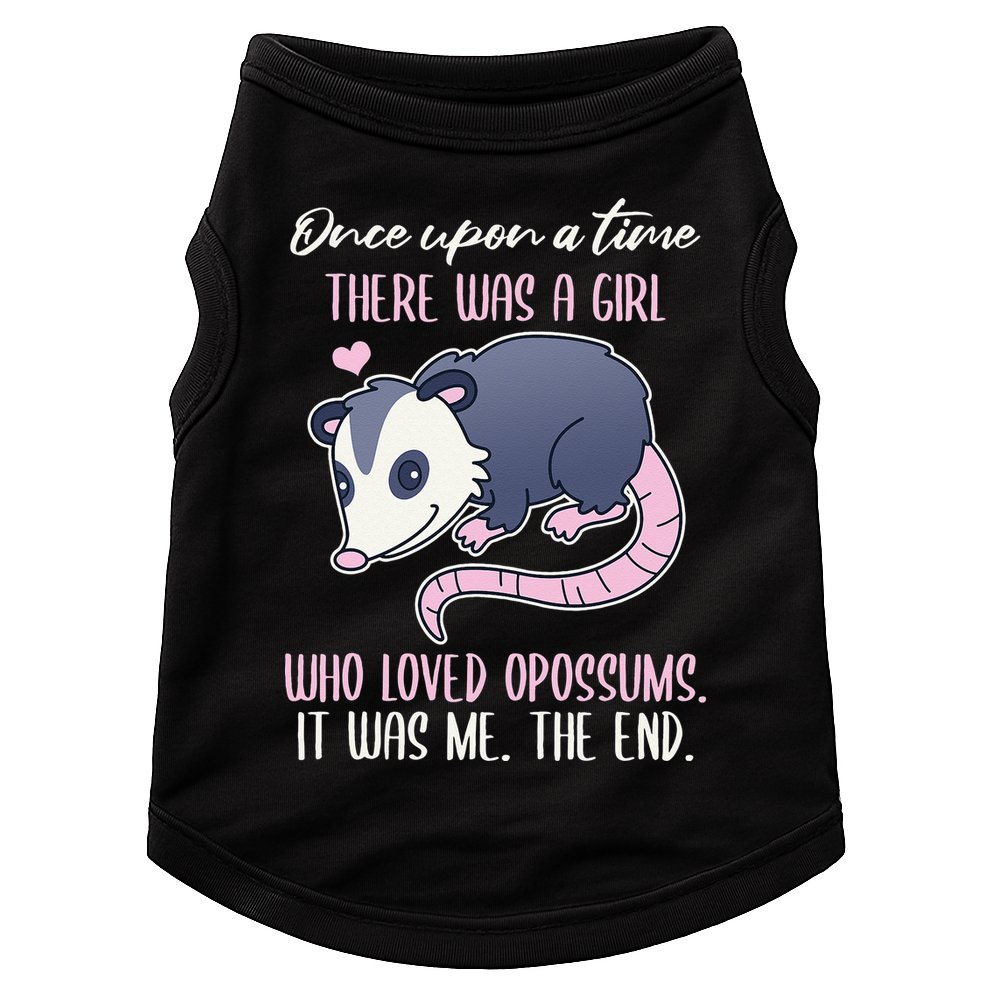 Once There Was A Who Loved Opossums Doggie Tank