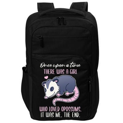 Once There Was A Who Loved Opossums Impact Tech Backpack