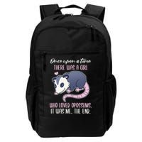Once There Was A Who Loved Opossums Backpack