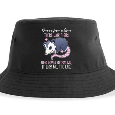 Once There Was A Who Loved Opossums Sustainable Bucket Hat