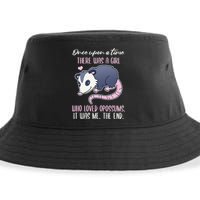 Once There Was A Who Loved Opossums Sustainable Bucket Hat