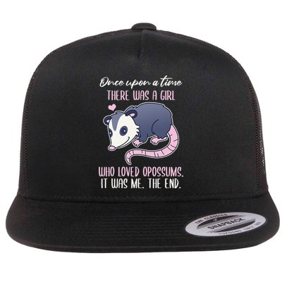 Once There Was A Who Loved Opossums Flatbill Hat