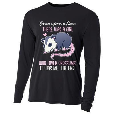 Once There Was A Who Loved Opossums Cooling Performance Long Sleeve Crew