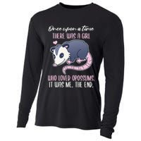 Once There Was A Who Loved Opossums Cooling Performance Long Sleeve Crew
