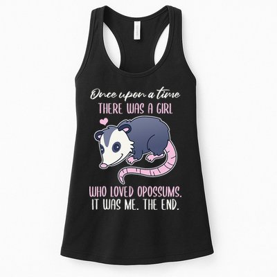 Once There Was A Who Loved Opossums Womens Tank Top