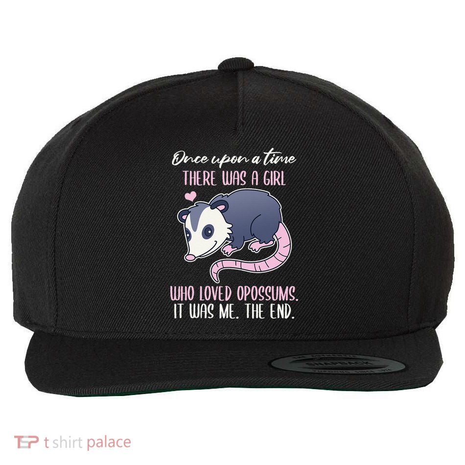 Once There Was A Who Loved Opossums Wool Snapback Cap