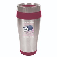 Once There Was A Who Loved Opossums 16oz Travel Tumbler