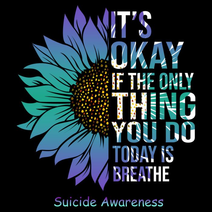 Only Thing You Do Today Is Break Suicide Awareness Sunflowe Backpack