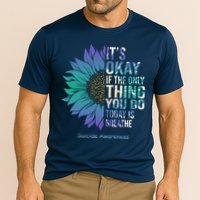 Only Thing You Do Today Is Break Suicide Awareness Sunflowe Cooling Performance Crew T-Shirt