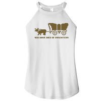 Oregon Trail You Have Died Of Dysentery Women’s Perfect Tri Rocker Tank