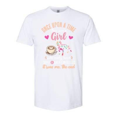 Once Upon A Time A Who Loved American Bullies Gift Softstyle® CVC T-Shirt