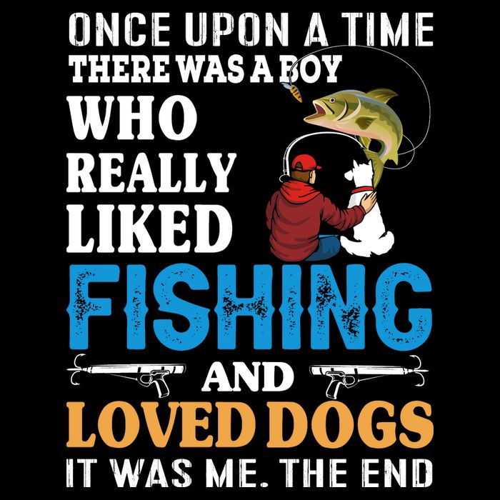 Once Upon A Time A Man Loved Fishing And Loved Dogs City Backpack