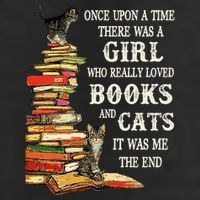 Once Upon A Time A Girl Really Loved Books And Cats 7 Panel Mesh Trucker Snapback Hat