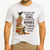 Once Upon A Time A Girl Really Loved Books And Cats Cooling Performance Crew T-Shirt