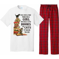 Once Upon A Time A Girl Really Loved Books And Cats Pajama Set