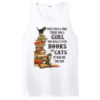 Once Upon A Time A Girl Really Loved Books And Cats PosiCharge Competitor Tank