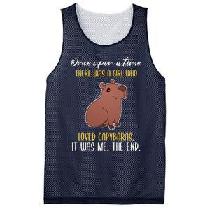 Once Upon A Time There Was A Girl Who Loved Capybaras Mesh Reversible Basketball Jersey Tank