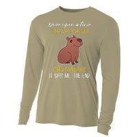 Once Upon A Time There Was A Girl Who Loved Capybaras Cooling Performance Long Sleeve Crew