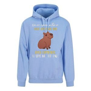 Once Upon A Time There Was A Girl Who Loved Capybaras Unisex Surf Hoodie