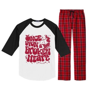 Once Upon A Broken Heart Raglan Sleeve Pajama Set