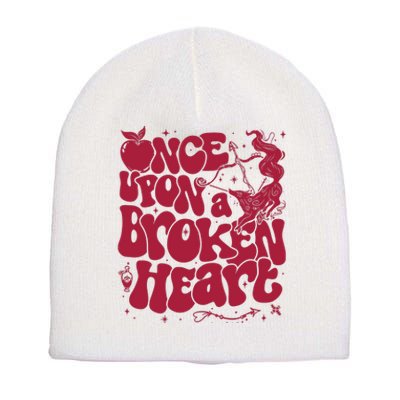 Once Upon A Broken Heart Short Acrylic Beanie