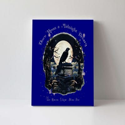 Once Upon A Midnight Dreary The Raven By Edgar Allan Poe Canvas